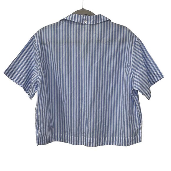 Aerie Striped Blue & White Pajama Top(Size Medium) - Picture 3 of 6